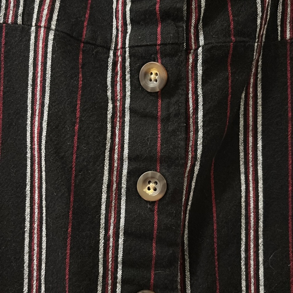 Hollister Black and White and Red Striped Mini Dress - Picture 2 of 6